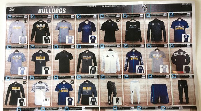 Marlin Athletic Booster Club Fundraiser