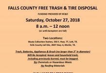 Falls County Free Trash Day